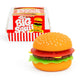 BIG Squij Burger peel and stack squishy toy